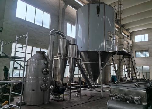 Centrifugal spray drying